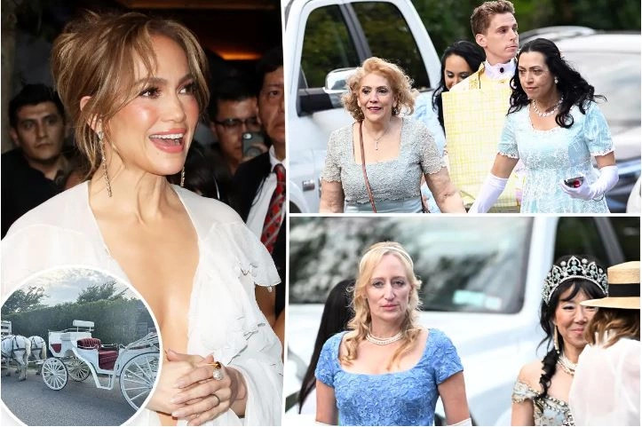 Jennifer Lopez feston në Hamptons