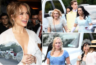 Jennifer Lopez feston në Hamptons