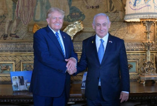 Benjamin Netanyahu me Donald Trumpin