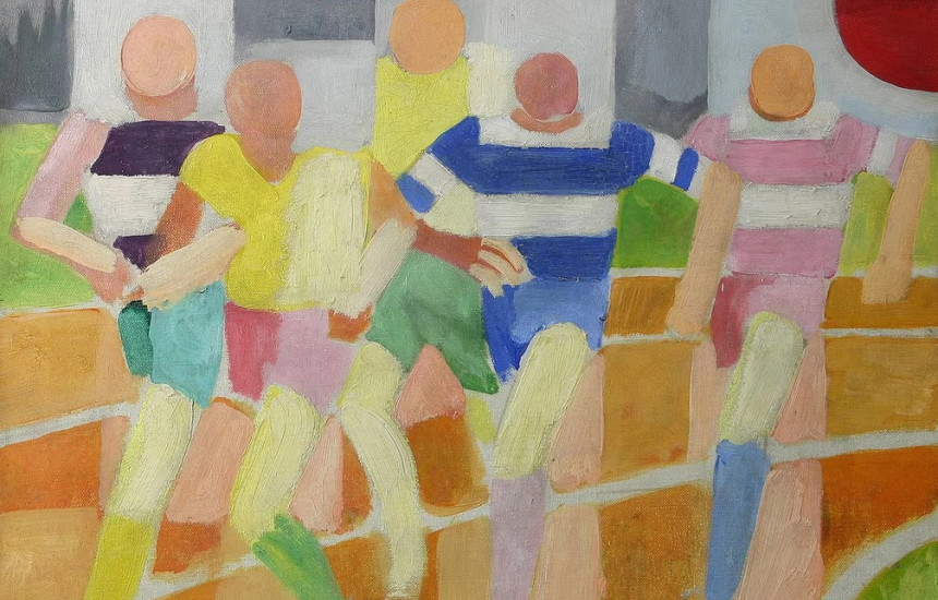 “The Runners”, viti 1924 nga Robert Delaunay. Fotografia: Muzeu Kombëtar i Serbisë