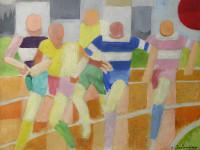 “The Runners”, viti 1924 nga Robert Delaunay. Fotografia: Muzeu Kombëtar i Serbisë
