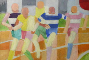 “The Runners”, viti 1924 nga Robert Delaunay. Fotografia: Muzeu Kombëtar i Serbisë