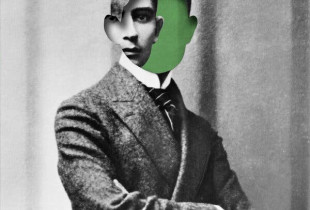 Franz Kafka nuk mund ta kishte parashikuar se sa admirues do të lexonin dhe keq-lexonin trillimet e tij enigmatike, pas vdekjes së tij. (Ilustrimi: Matt Dorfman. Foto: Bettman Archives)