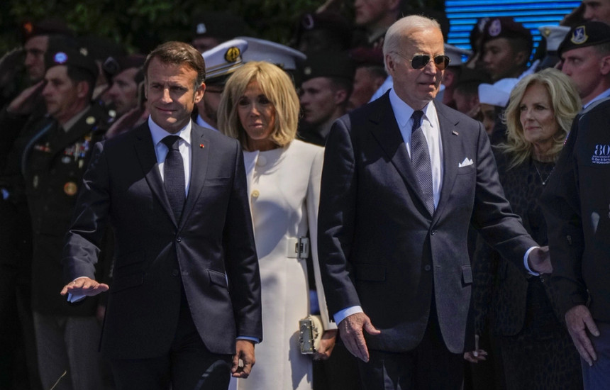Emmanuel Macron dhe Joe Biden