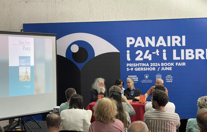 Eric Faye në Panairin e Librit