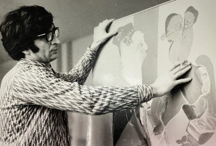 Rexhep Ferri (10 tetor 1937 – 6 qershor 2024) në studion e tij më 1971