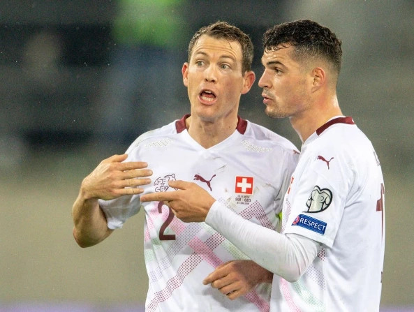 Stephan Lichtsteiner dhe Granit Xhaka