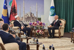 Myfti Naim Ternabava me kreun e AAK-se, Ramush Haradinaj