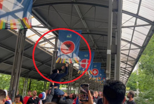 Serbët heqin flamurin shqiptar