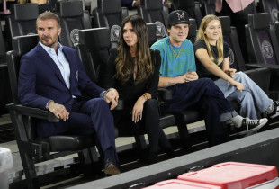 David Beckham me gruan dhe fëmijët