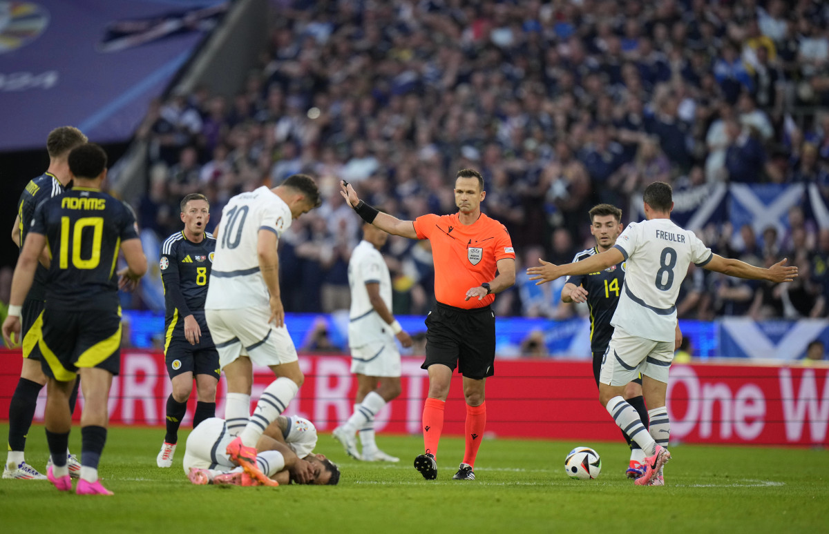 Switzerland is shocked, Scotland in the lead