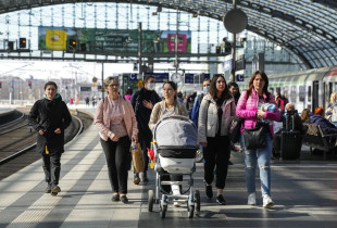 Refugjatët ukrainas në Berlin