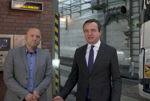 Kryeministri Albin Kurti dhe përfaqësuesi i posaçëm i qeverisë gjermane për Ballkanin Perëndimor, Manuel Sarrazin