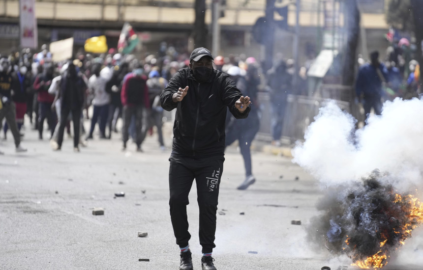 Protestat në Kenia