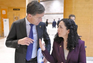 Vjosa Osmani - Mark Rutte