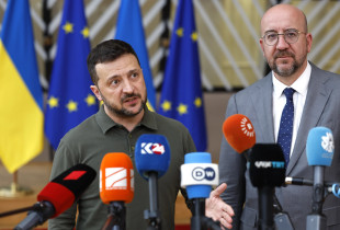 Volodymyr Zelensky dhe Charles Michel