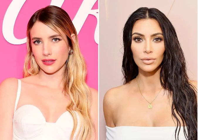 Emma Roberts dhe Kim Kardashian