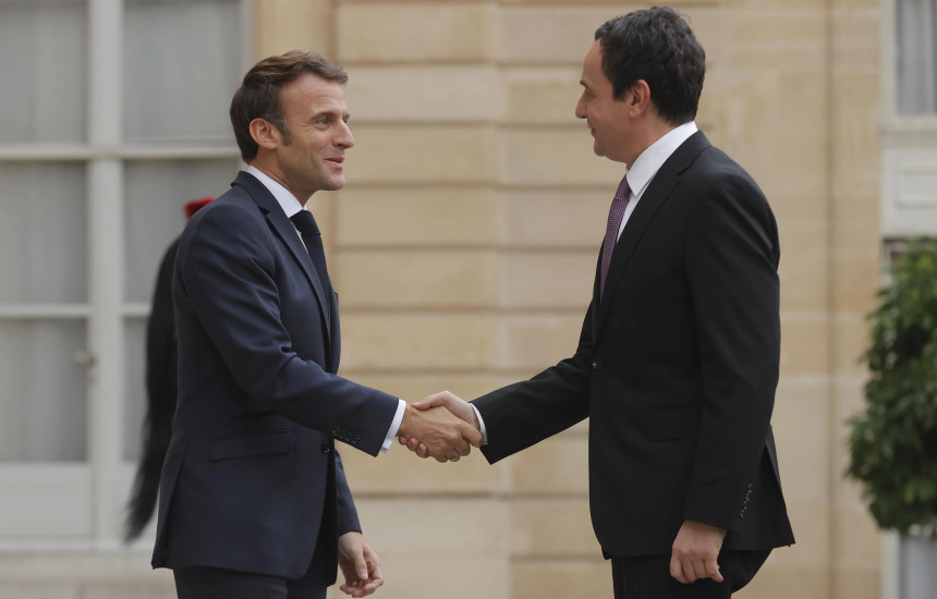 Emmanuel Macron & Albin Kurti