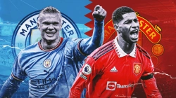 The big Manchester derby takes place on Sunday