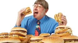 The 70-year-old who holds the record for eating the most hamburgers in a lifetime