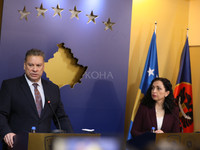 Gabriel Escobar e Vjosa Osmani