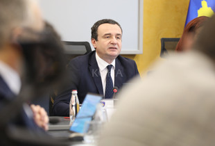 Kryeministri Albin Kurti ne mbledhjen e qeverise se Kosoves