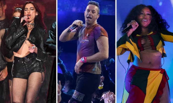 Dua Lipa, Coldplay dhe SZA do të performojnë në skenën “Pyramid” të Glastonburyt
