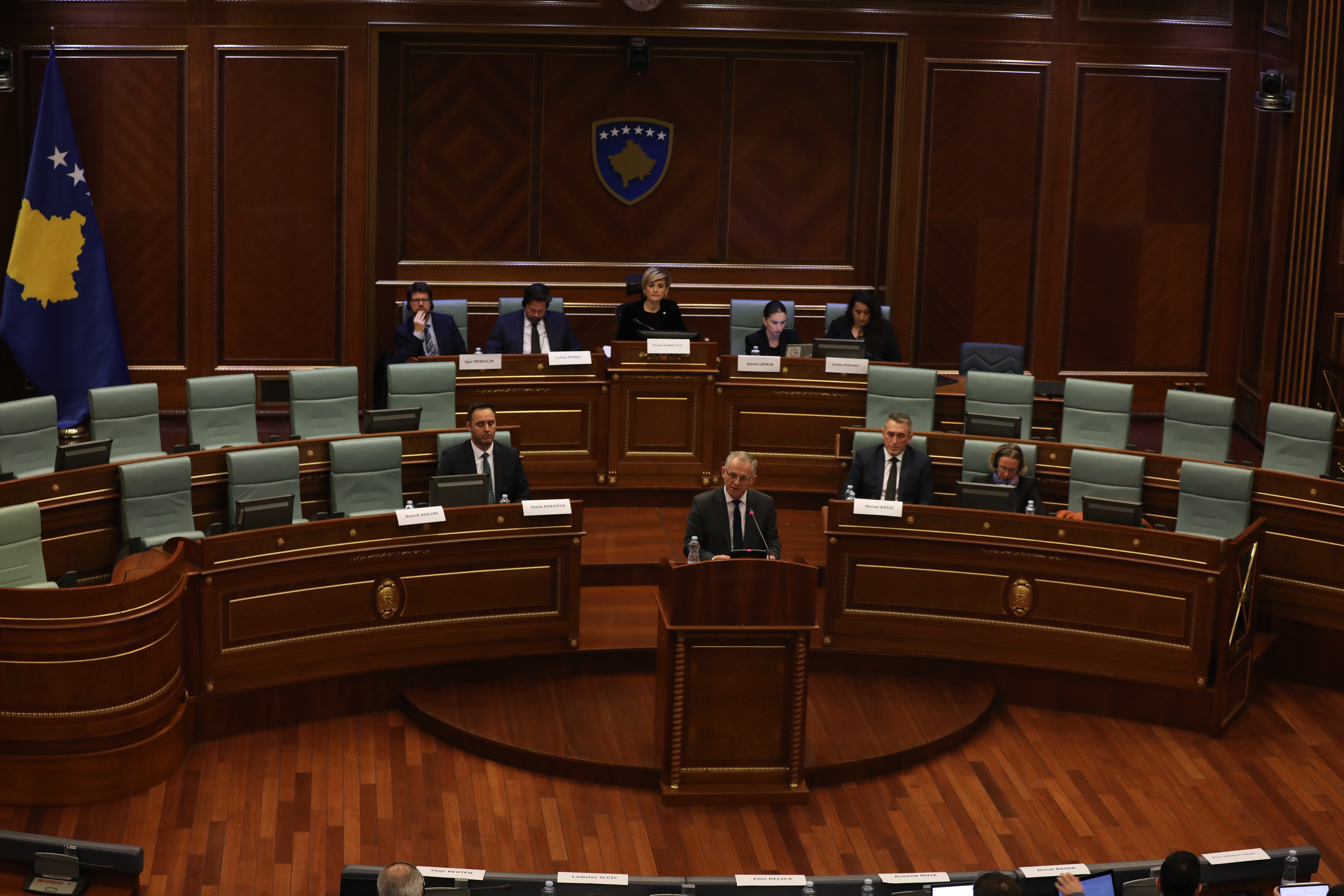 Besnik Bislimi ne mbledhjen e Komisionit Parlamentar per Stabilizim Asociim Kosove - BE