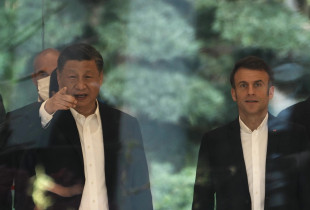 Xi Jinping dhe Emmanuel Macron