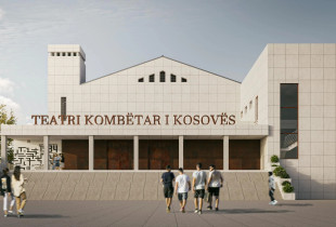 Në bazë të asaj që është prezantuar, projekti i detajizuar nuk e tejkalon atë ideor sa i përket pamjes që do të ketë ndërtesa. Ruan formën aktuale të ndërtesës së viteve ’40 të shekullit të kaluar (Foto: Ministri i Kulturës/FB)