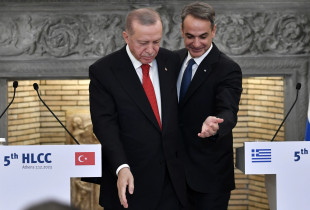 Recep Tayyip Erdogan dhe Kyriakos Mitsotakis
