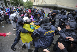 Protesta Gjeorgji , Tbilisi