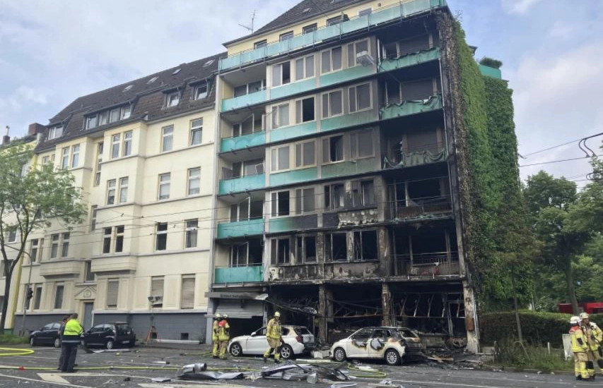 Zjarri në Dusseldorf