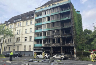 Zjarri në Dusseldorf