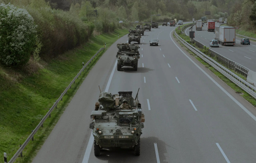 konvoj i veturave te NATO-s