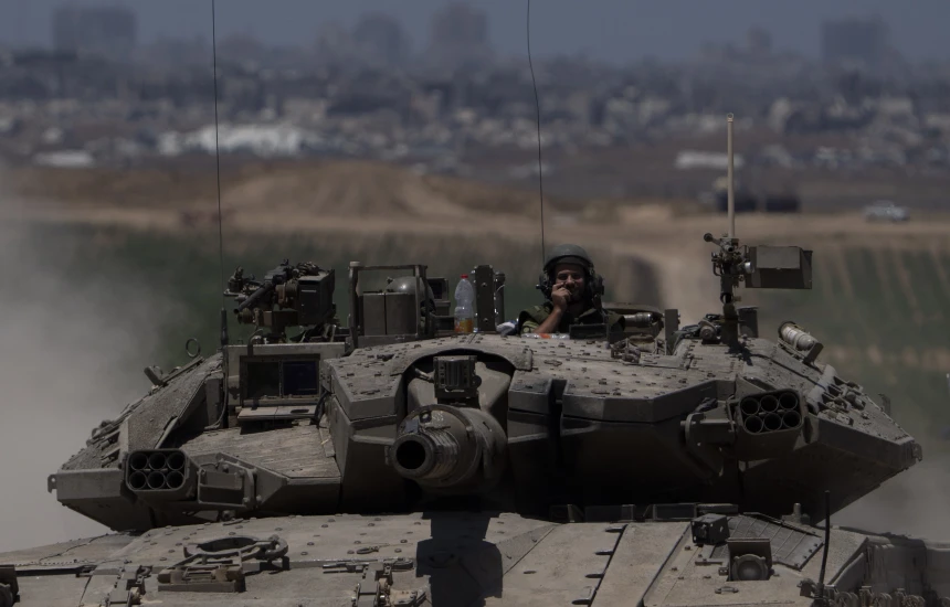 Tanket izraelite në Rafah