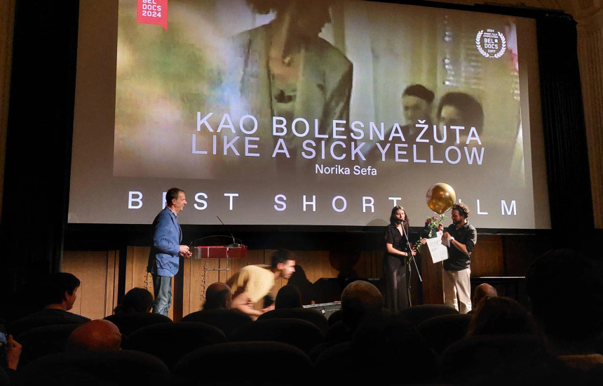 “Si e verdhë e sëmurë” i Norika Sefës ka pasur Beogradin stacion të radhës, ku ka triumfuar në kategorinë e filmave të shkurtër në Festivalin “Beldocs”.