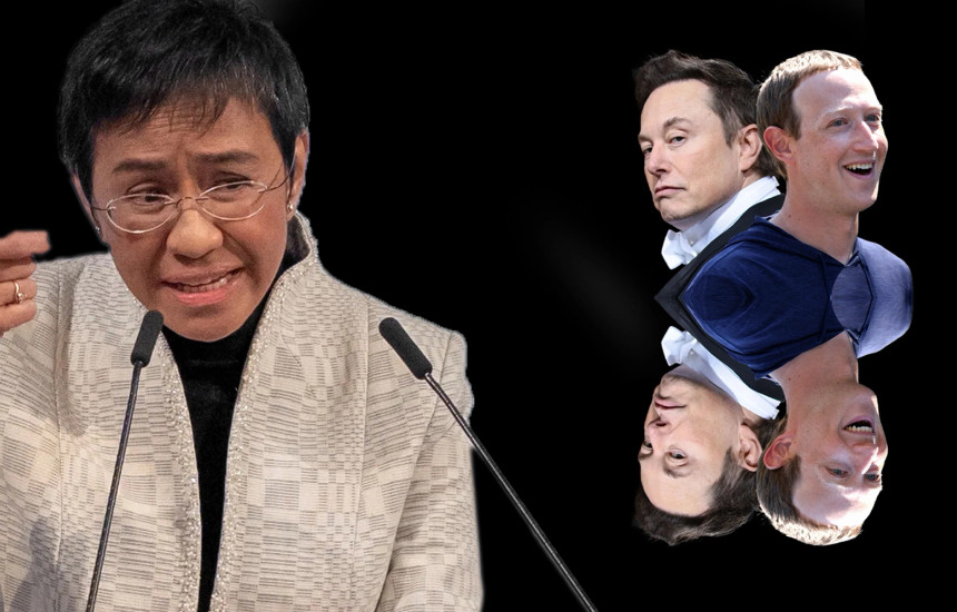 Elon Musk & Mark Zuckerberg Maria Ressa