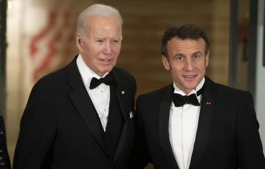 Joe Biden & Emmanuel Macron