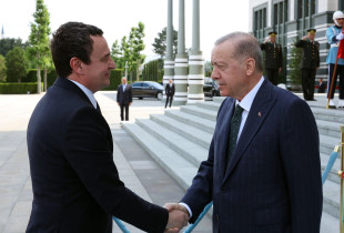Kryeministri Albin Kurti dhe presidenti turk, Recep Tayyip Erdogan