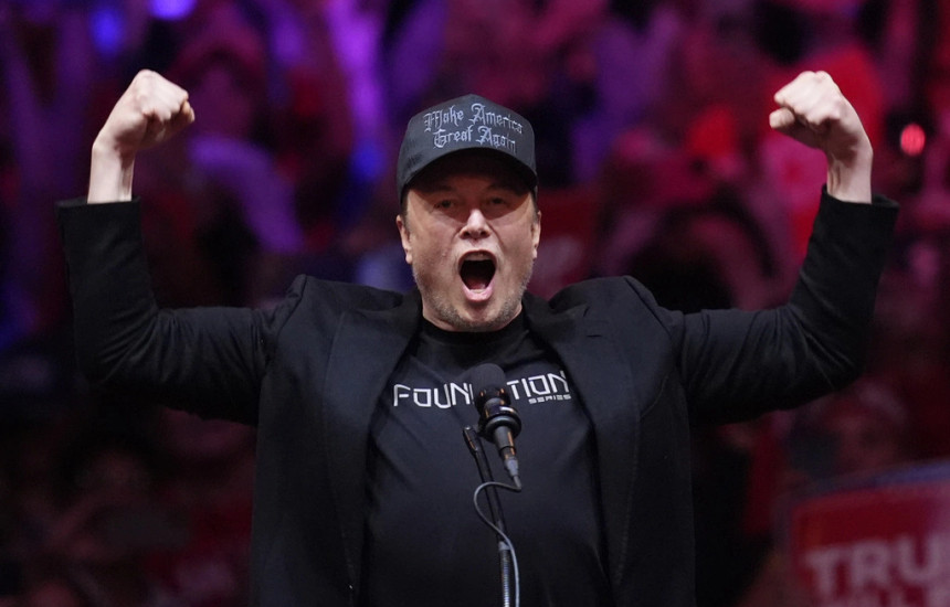 Elon Musk gjatë fushatës së Trumpit