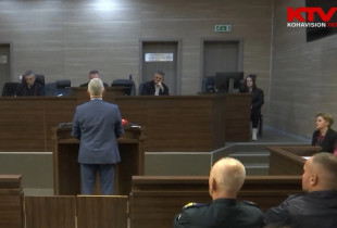 Deputeti Isak Shabani duke dëshmuar në rastin ndaj Dragisha Milenkoviqit