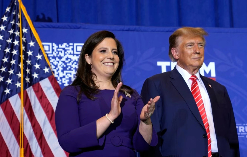Elise Stefanik me Donald Trumpin