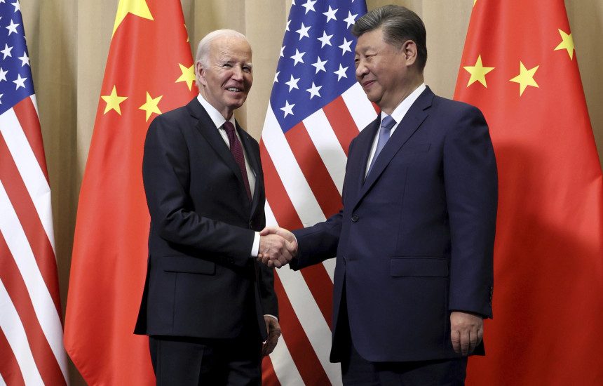 Xi Jinping me Joe Bidenin