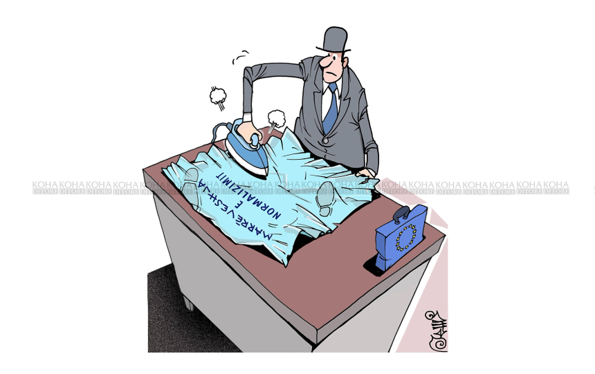 Marrëveshja e normalizimit news cartoon