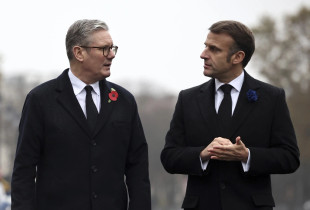 Keir Starmer dhe Emmanuel Macron