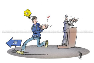 karikatura e ditës - Migrimi