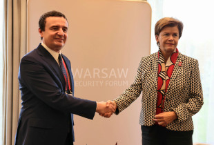 Albin Kurti & Baiba Braze