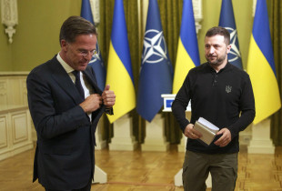 Mark Rutte dhe Volodymyr Zelensky