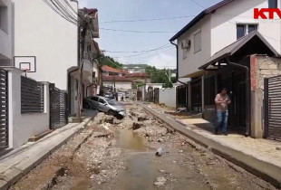 Pamje nga përmbytjet në Pejë në qershor të vitit të shkuar